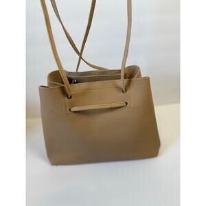8 Other Reasons NWOT Vegan Leather Tan Slouchy Bucket  Shoulder Bag